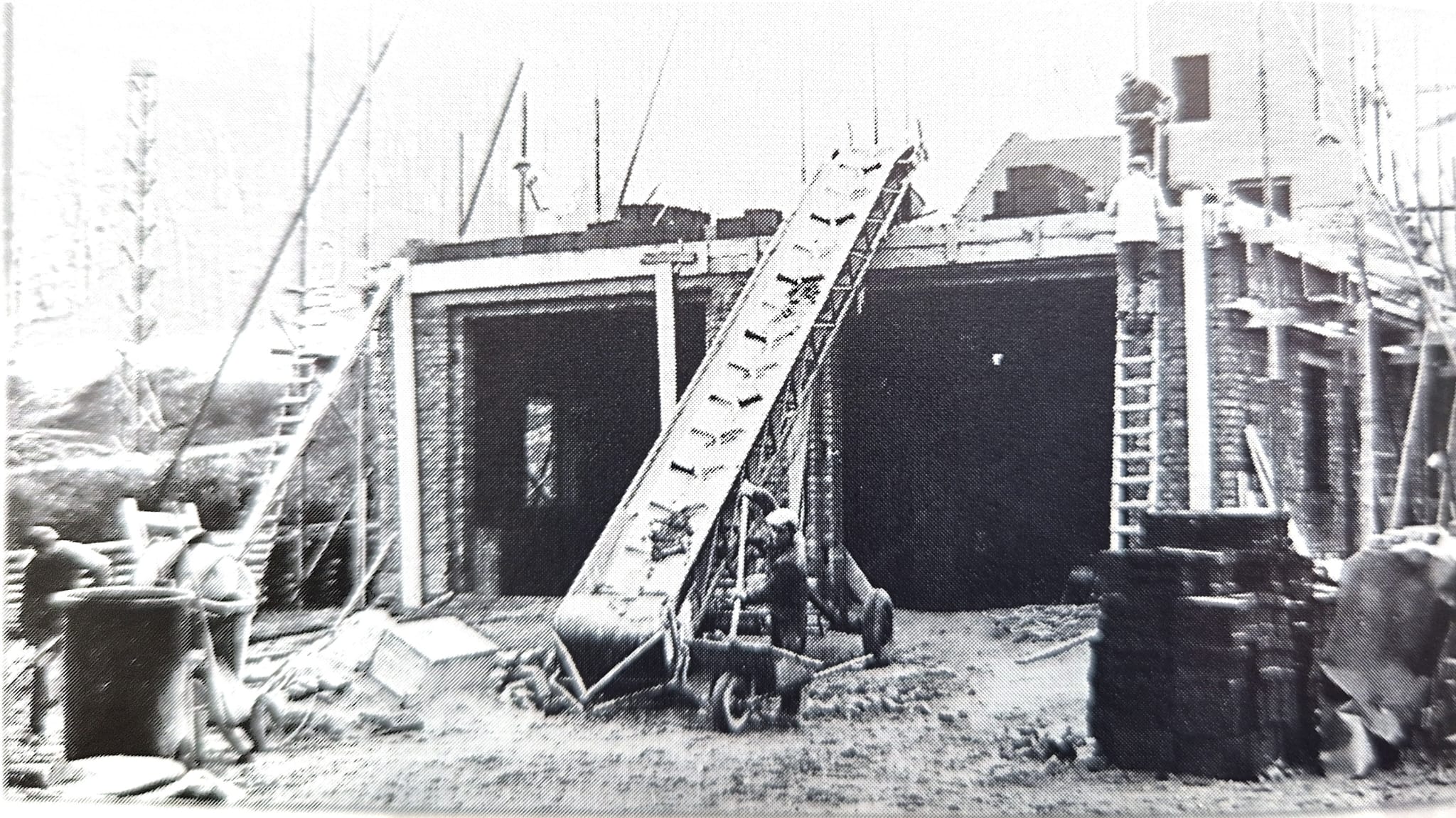 Bau des neuen Gerätehauses der Freiwilligen Feuerwehr Lichtenberg
